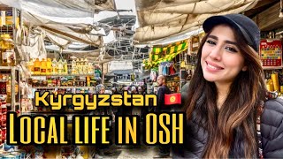 Arabic girl in Kyrgyzstan 🇰🇬 OSH MARKET ! оштогу жинди күн