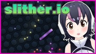 【Slither.io】フルル、ミミズになる　の巻【#フンボルトペンギンちゃんねる／#けもV】