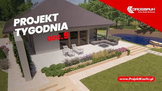 Nowoczesny projekt kostki: elegancki podjazd, taras i strefa relaksu | Projekt tygodnia odc.9