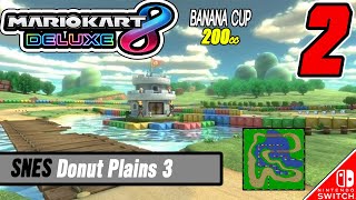 Mario Kart 8 Deluxe | BANANA CUP | 200cc | #2 | SNES Donut Plains 3 (12/31/24) 3rd