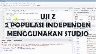 Uji Z 2 Populasi Menggunakan RStudio