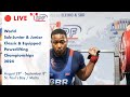 🔴 LIVE: Men Jr, 93 kg B-group classic - World Sub-Junior & Junior Powerlifting Championships 2024