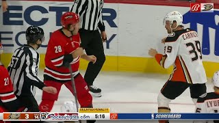 Sam Carrick vs Brendan Lemieux Jan 11, 2024