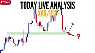 TODAY LIVE ANALYSIS XAU/USD || 17/01/25 || GOLD SIMPLE TECHNICAL ANALYSIS || #forexfactory