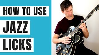 Learn and Use Jazz Licks the Smart Way