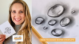 How to Shade Water Droplets | Step by Step Drawing Tutorial