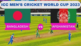 ICC World cup 2023 | Bangladesh vs Afghanistan live cricket | Ban vs Afg | cricket Live | WCC3