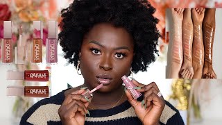 CREAM GLOSS? FENTY BEAUTY Gloss Bomb Cream, SWATCHES \u0026 FAVES + FIRST IMPRESSIONS | Ohemaa