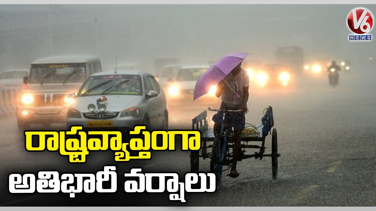 IMD Issues Heavy Rain Alert To Telangana For Next 3 Days | Telangana ...