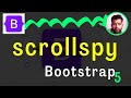 Bootstrap Scrollspy | Bootstrap  5 Tutorial  | Episode #28