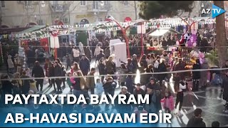 Bakı sakinləri bayram əhval-ruhiyyəsindədir – PAYTAXTDAN REPORTAJ