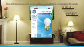 GE Soft White Halogen A19 43w Incandescent Bulb | GE Lighting
