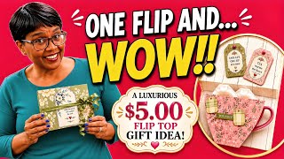 IS THIS YOUR NEW FAVORITE CRAFT? You Won’t Believe The Inside! Flip-Top Folio 3D Card!