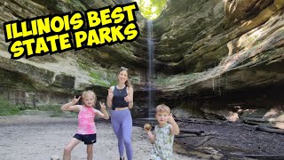 Camping at Illinois BEST State Parks. Starved Rock & Matthiessen