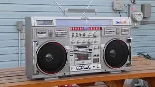 **SOLD** RARE HUGE CLAIRTONE 7980 CONION C-100F HELIX BOOMBOX RADIO GHETTOBLASTER RESTORED BEAUTY