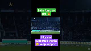 Saim ayub sixes against New Zealand