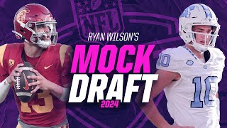 2024 NFL Mock Draft: Commanders TRADE UP to No. 1 overall for Caleb Williams | C