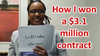 How Tasha Won a $3 Million Government Contract