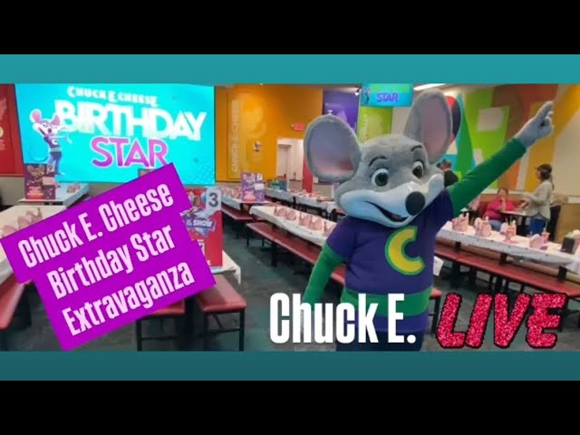 Chuck E Cheese Birthday Extravaganza