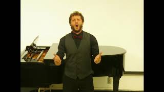 Francesco Sannicandro - Aria di Max from Betly - Donizetti (1°Take)