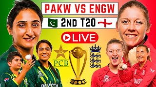PAKW VS ENGW LIVE - 2ND T20 | Pakistan Women vs England Women live | PAK vs ENG live match today