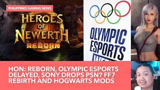 Heroes of Newerth: Reborn, Olympic Esports delayed, Sony Drops PSN Requirement, FF7 \u0026 Hogwarts Mods