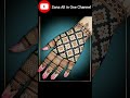 stylish simple mehndi design l mehandi design mehndi youtubeshorts henna viral trending shorts