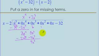 Alg2 - Week 16 - 5-4 Dividing Polynomials