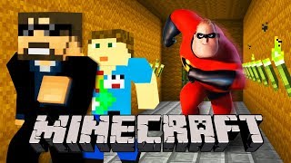 FROZONE TRIED TO KILL ME! *The Incredibles 2* MURDER RUN! in Minecraft