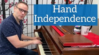 Hand Independence at the Piano