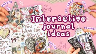 MORE interactive journal page ideas ✰ shutters, lockets and magic reveals!