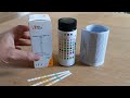 how to read a urine testing strip urs 10 parameter alltest urs10