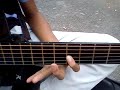 Cara main gitar Lagu hidup bersama (tab)