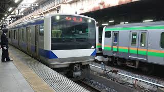 E531系10両編成【回送】発車