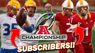 Which subscribers will make it to the SUPERBOWL?| Madden 24 | SFL Playoffs