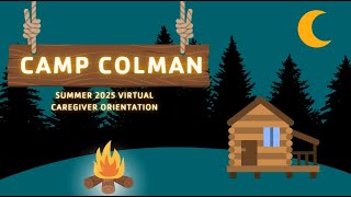 2025 Colman Virtual Orientation