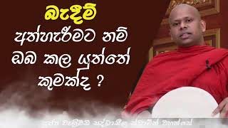 බැදීම් අතහැරීමට නම් ඔබ කළ යුත්තේ කුමක්ද?