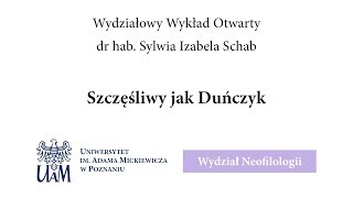 Szczęśliwy jak Duńczyk - Wydziałowy Wykład Otwarty