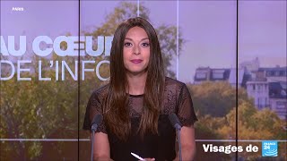 Sérine Bey présente Au Cœur de l'Info le 25 mai 2024 sur France 24