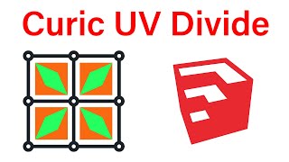 Curic UV Divide - Divide faces by UV | SketchUp Plugin