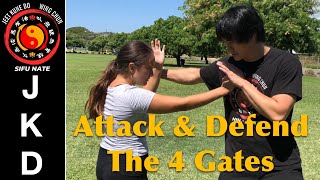 Wing Chun Basic 4 Corner Defense & Attack Drill