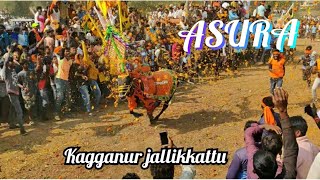 ASURA bull's mass performance in Kagganur jallikkattu... Feb 2021