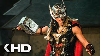 Mighty Thor Wields Mjolnir! Scene -THOR 4: Love and Thunder (2022)