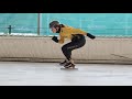 ⛸️schaatsen 7 in spring de bocht gaat in