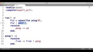Erlang tutorial day 5 (Processes)