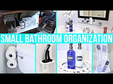 Small Bathroom Organization Ideas! Small Bathroom Organization Ideas!