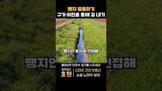 [맹지탈출] 구거, 하천의 '불하' 내지 '점용허가'를 통해 길 내기   | ﻿법무법인 효현 김재권 변호사