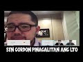 sen gordon pinagalitan ang lto