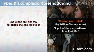 What is Foreshadowing | Literary Definition and Examples
