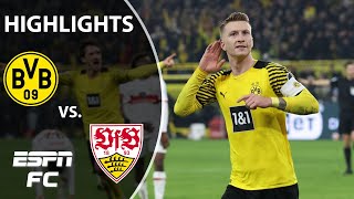Donyell Malen, Marco Reus lead Dortmund to win vs. Stuttgart | Bundesliga Highlights | ESPN FC